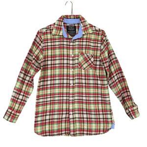 Bogari Italy Men's S Soft Flannel Long Sleeve Button Up Shirt, Cabincore Grunge